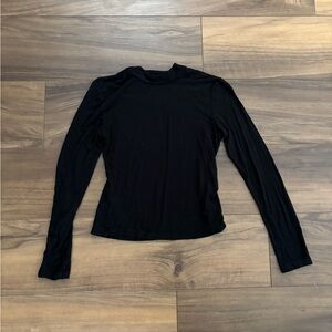 Classic Black Long Sleeve Top
